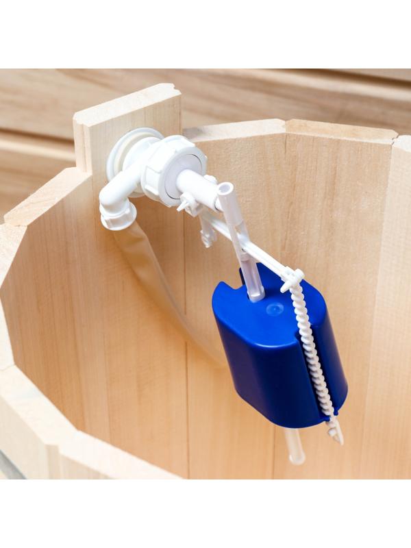 Обливное устройство из липы, 15 л, с переливным устройством