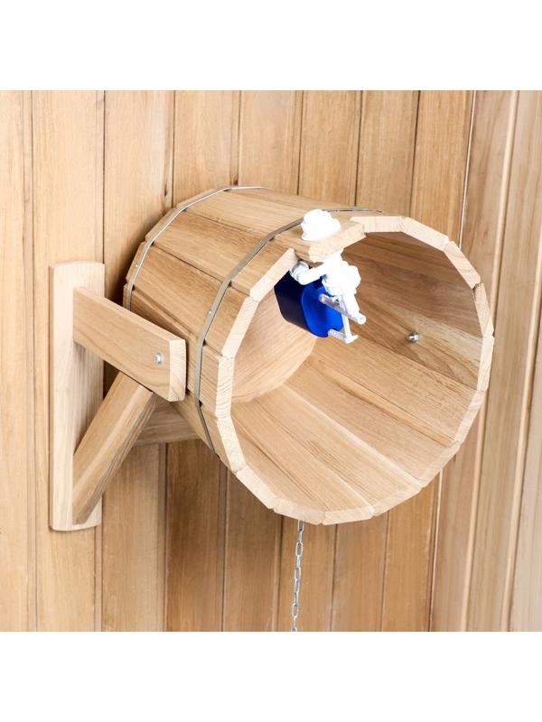 Обливное устройство из дуба, 15 л, с переливным устройством