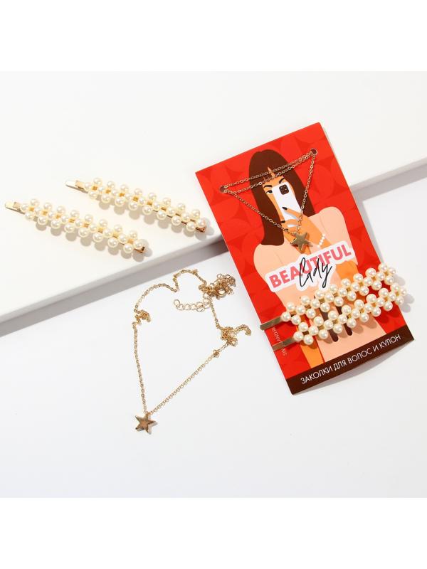 Аксессуары для волос c бижутерией 