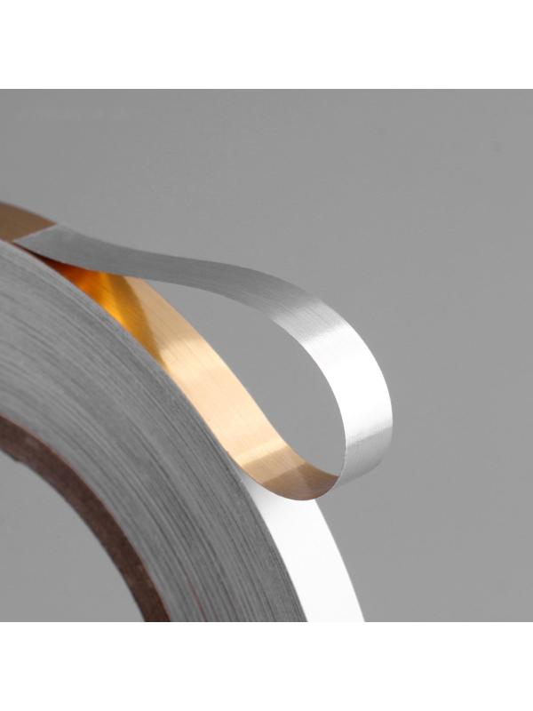 Лента самоклеящаяся отделочная 50м*10мм золотистая