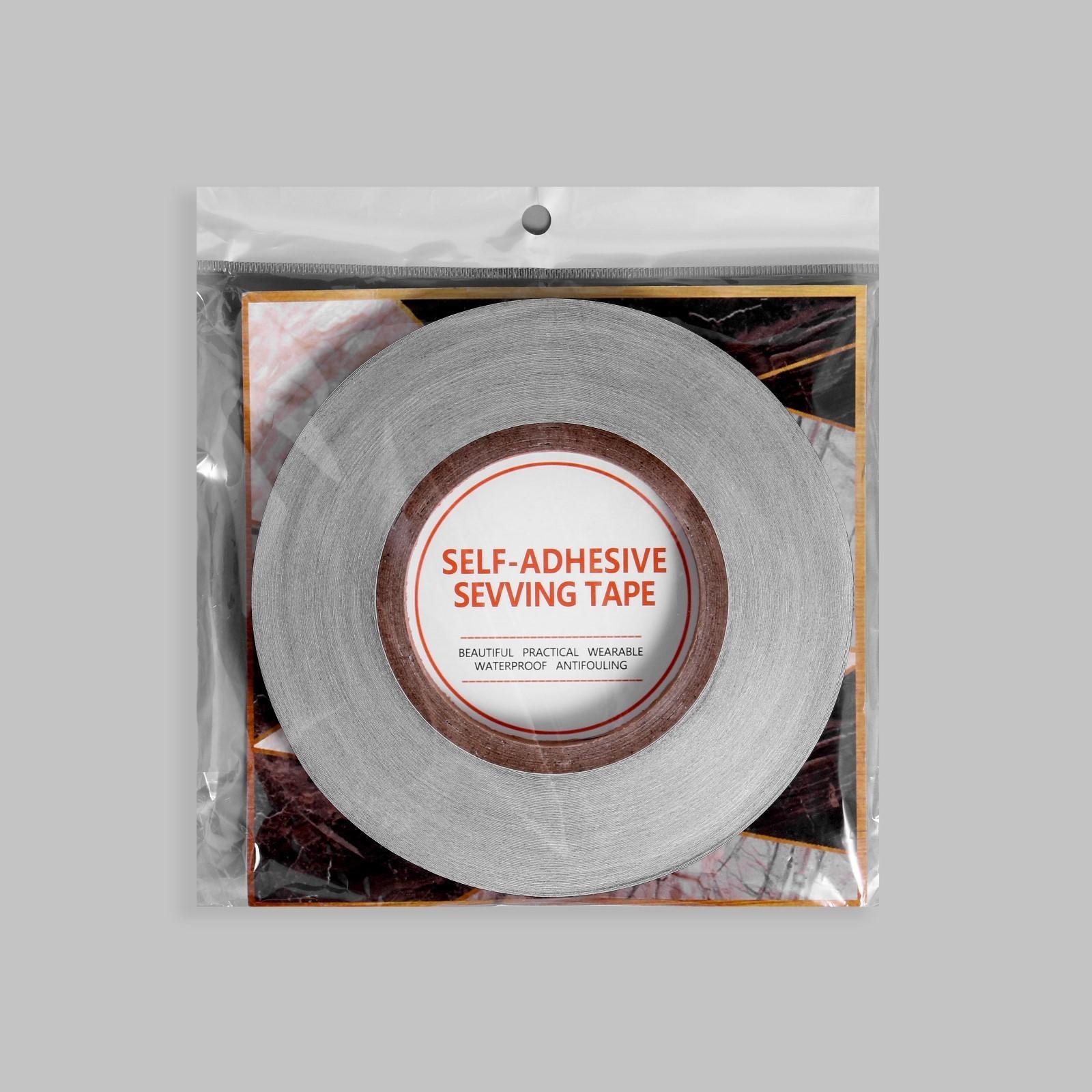 Лента самоклеящаяся отделочная 50м*10мм черная