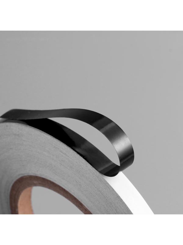 Лента самоклеящаяся отделочная 50м*10мм черная