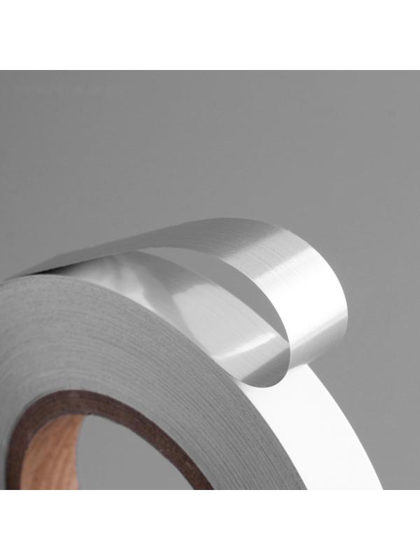 Лента самоклеящаяся отделочная 50м*20мм серебристая