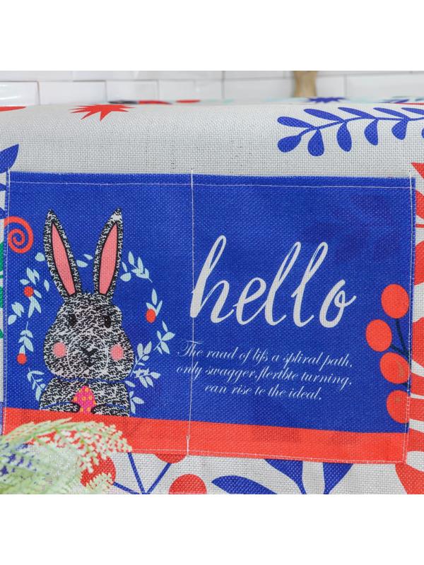 Чехол для микроволновой печи Доляна «Зайка», 100×35 см