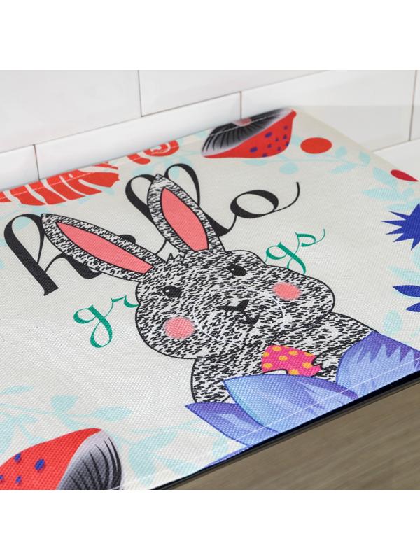 Чехол для микроволновой печи Доляна «Зайка», 100×35 см