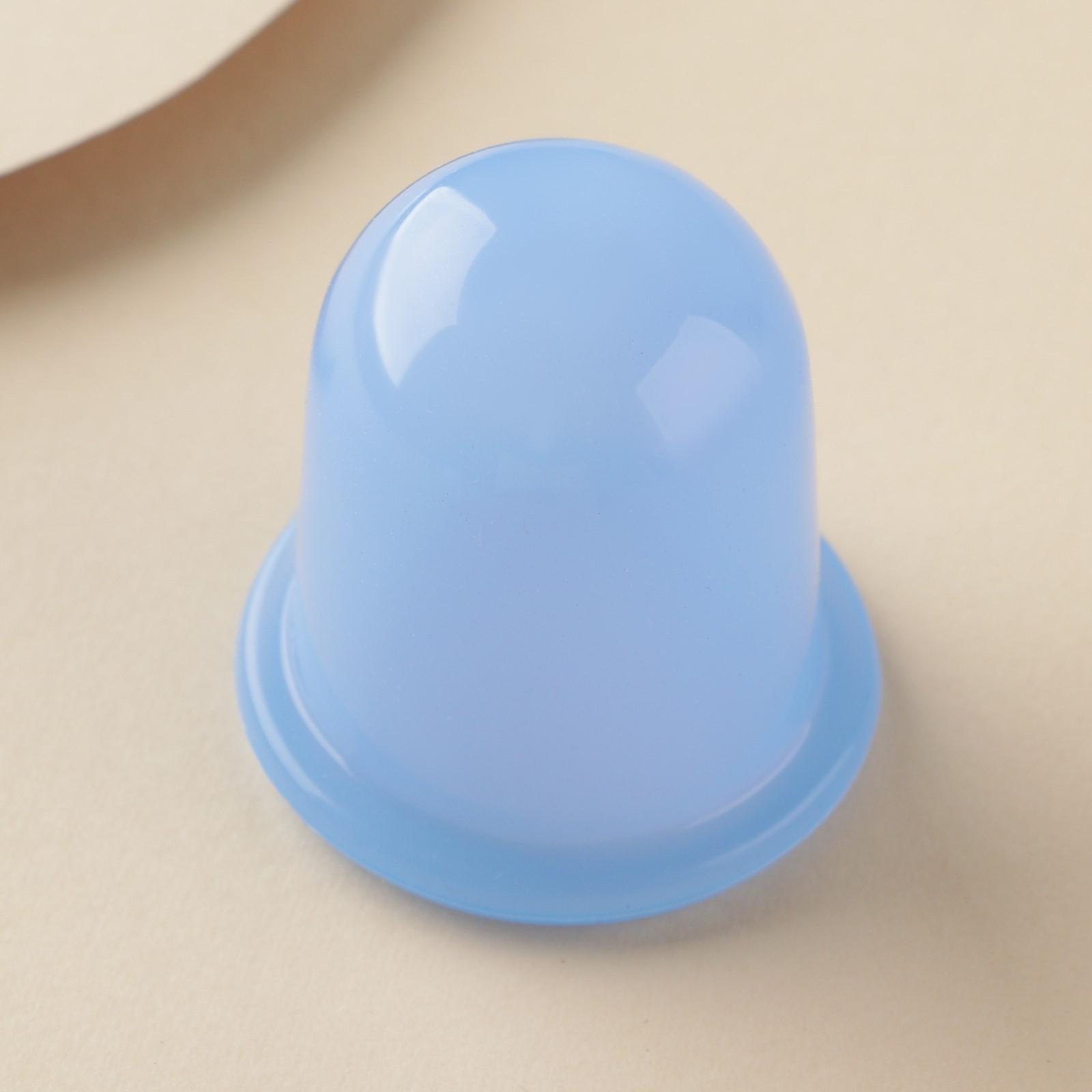 Массажер антицеллюлитный «Вакуумная банка» 6 х 5 см, МИКС