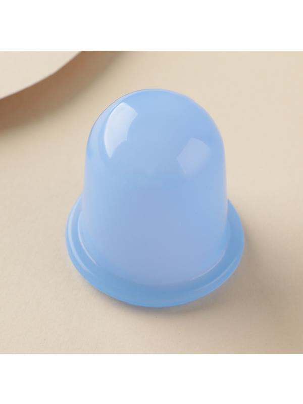 Массажер антицеллюлитный «Вакуумная банка» 6 х 5 см, МИКС