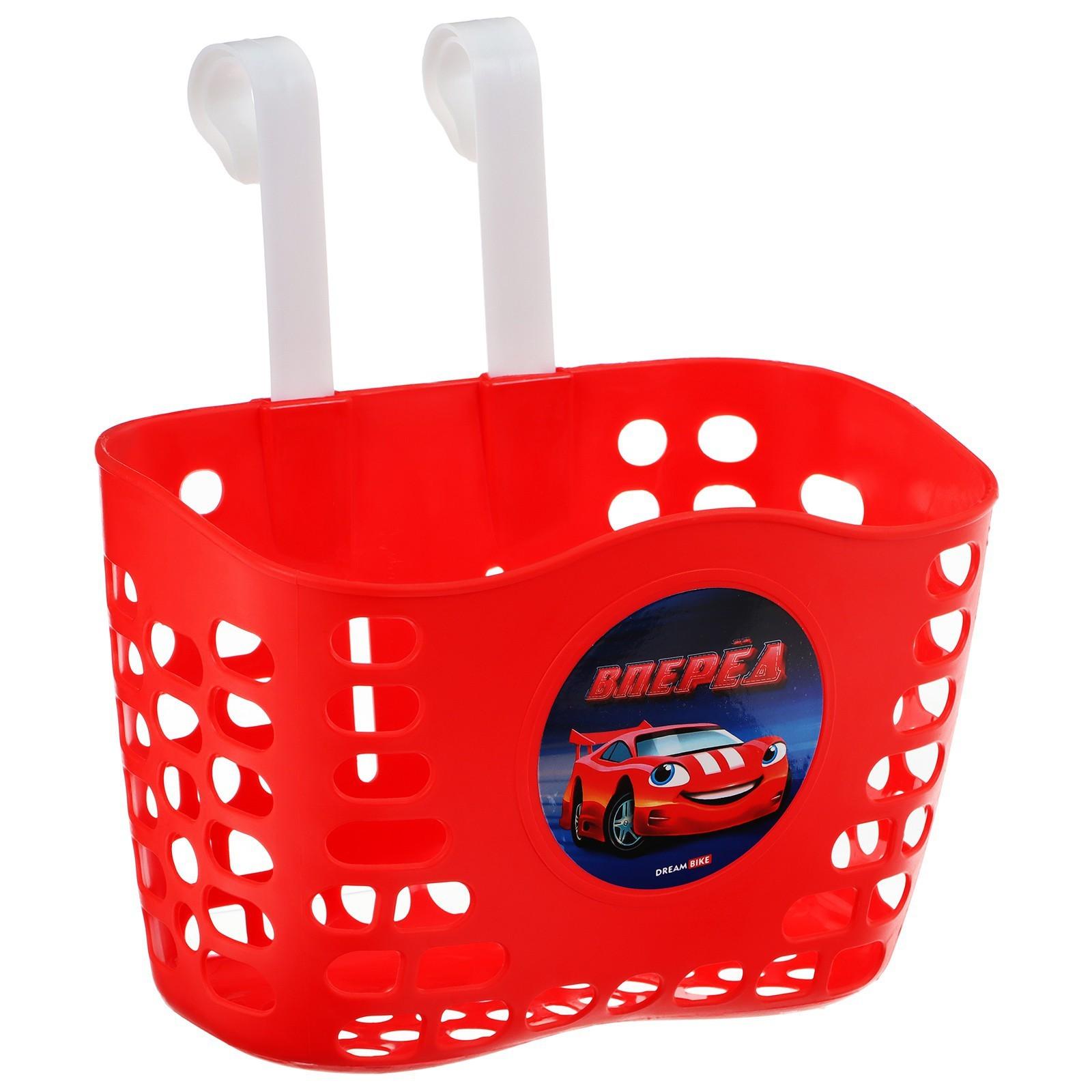 Корзинка детская на велосипед, цвет МИКС