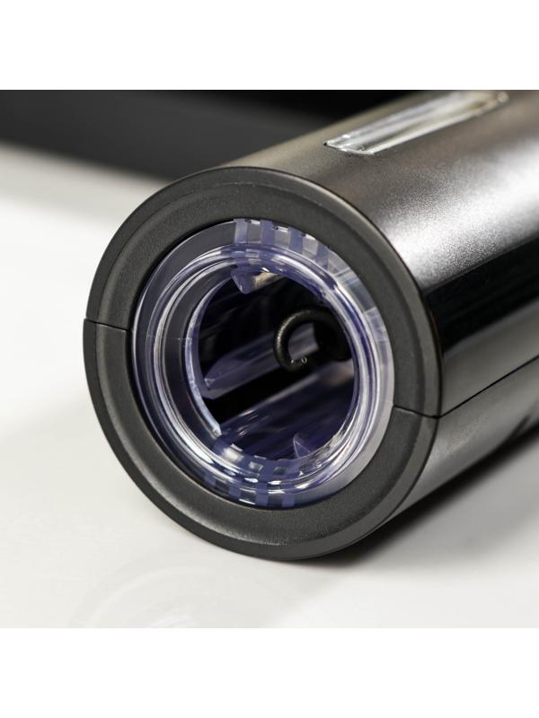 Набор для бара Opra black, 5 предметов: штопор электрический, каплеуловитель, пробка, нож для обрезания фольги