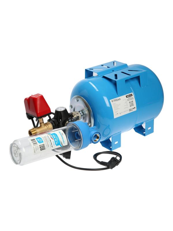 Автобак ETERNA АВ4С-24, комплект для систем водоснабжения, вертикальный, 24 л, сухой ход