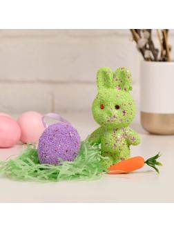 Набор декора  Кролик, морковка, яйцо. (6*12см)