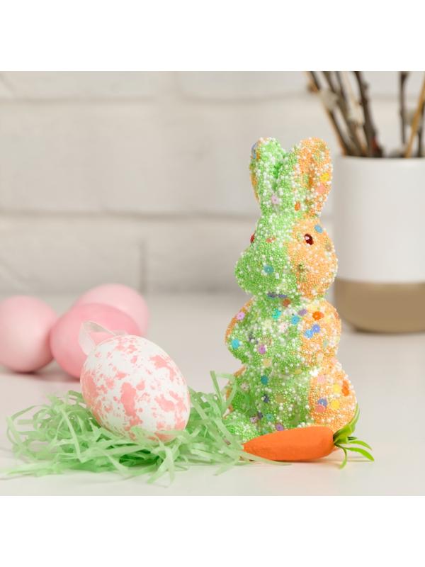 Набор декора  Кролик, морковка, яйцо. (7*15см)