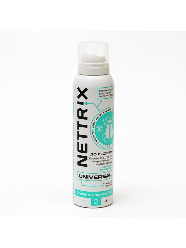 Аэрозоль Nettrix Universal, от клещей и комаров, 150 мл