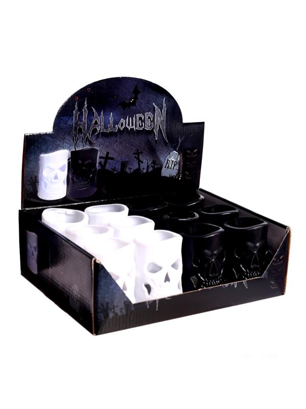 Свеча светодиодная «Череп», виды МИКС