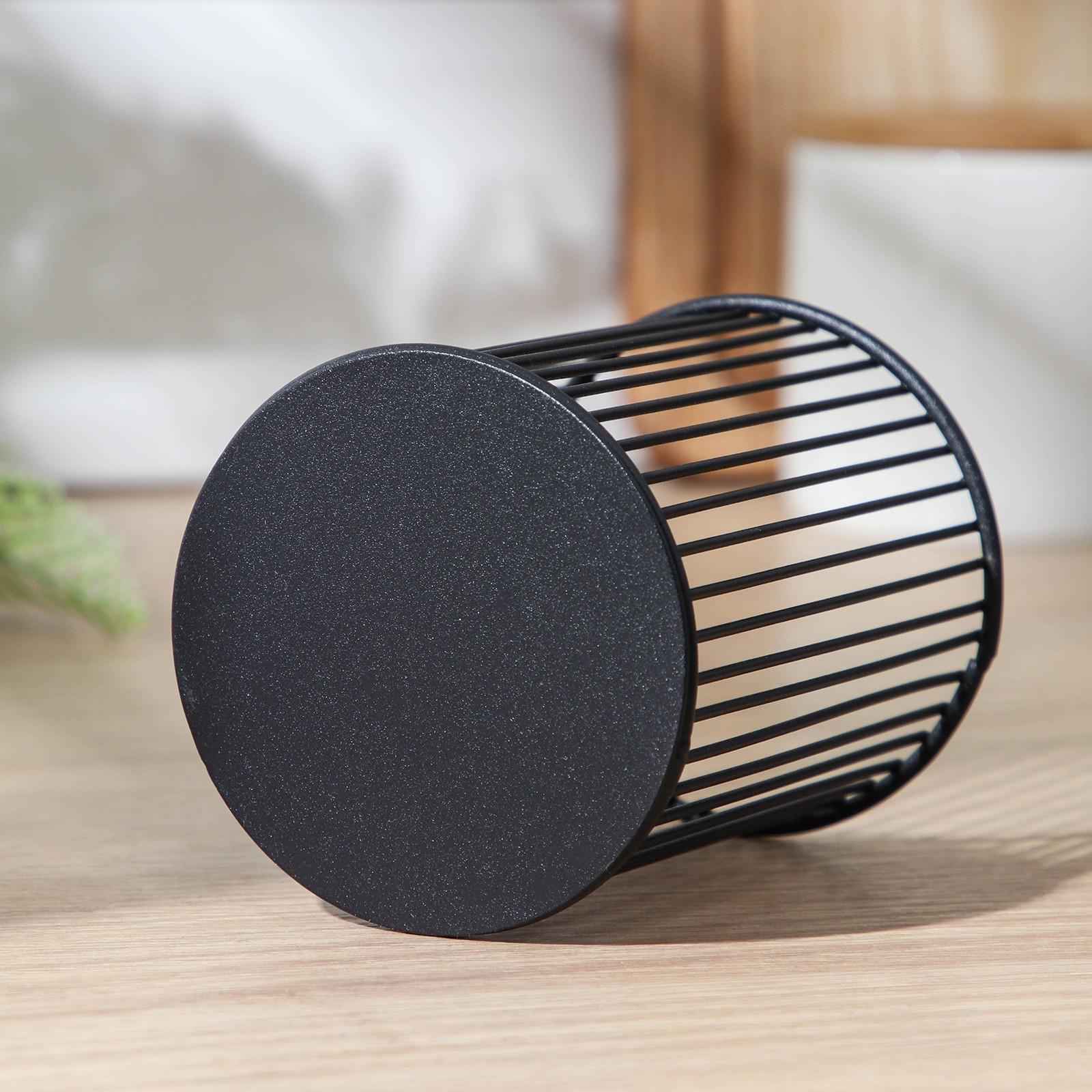 Сушилка для столовых приборов Доляна «Лофт», 8×8×10 см, цвет чёрный