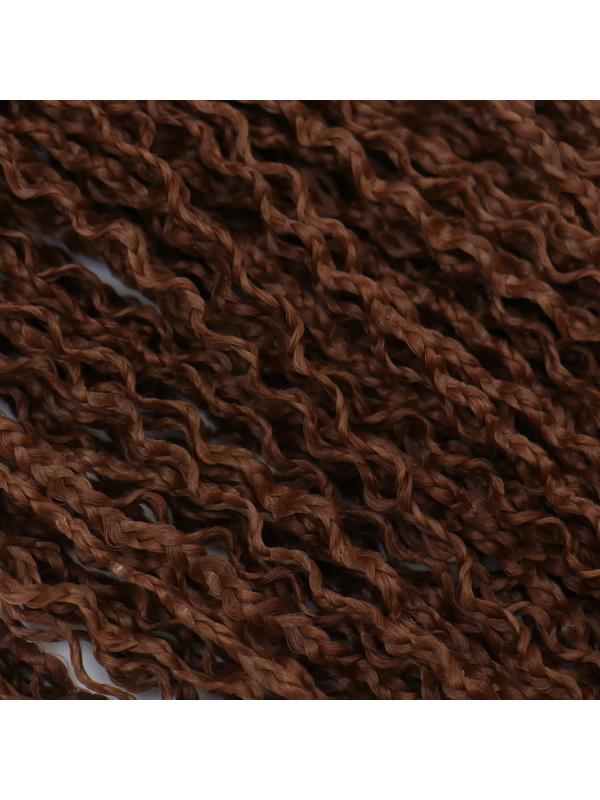 ЗИ-ЗИ, гофрированные, 55 см, 100 гр (DE), цвет русый(#30)