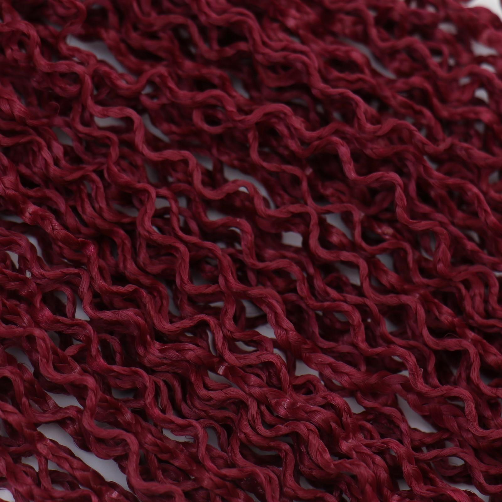 ЗИ-ЗИ, гофрированные, 55 см, 100 гр (DE), цвет малиновый(#118)