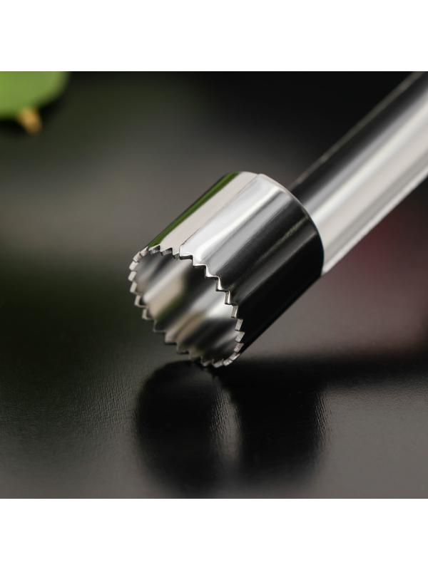 Нож для удаления сердцевины Доляна «Сливки», 21,8×3,5×1,5 см, цвет белый