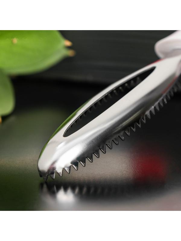 Рыбочистка Доляна «Сливки», 25×3,5×1,5 см, цвет белый