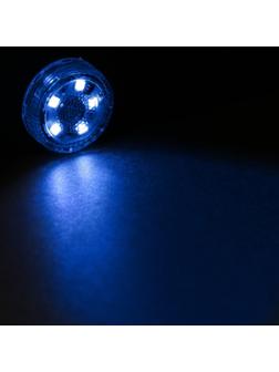 Светильник светодиодный Torso, автомобильный, 5 LED, d 3 см, синий