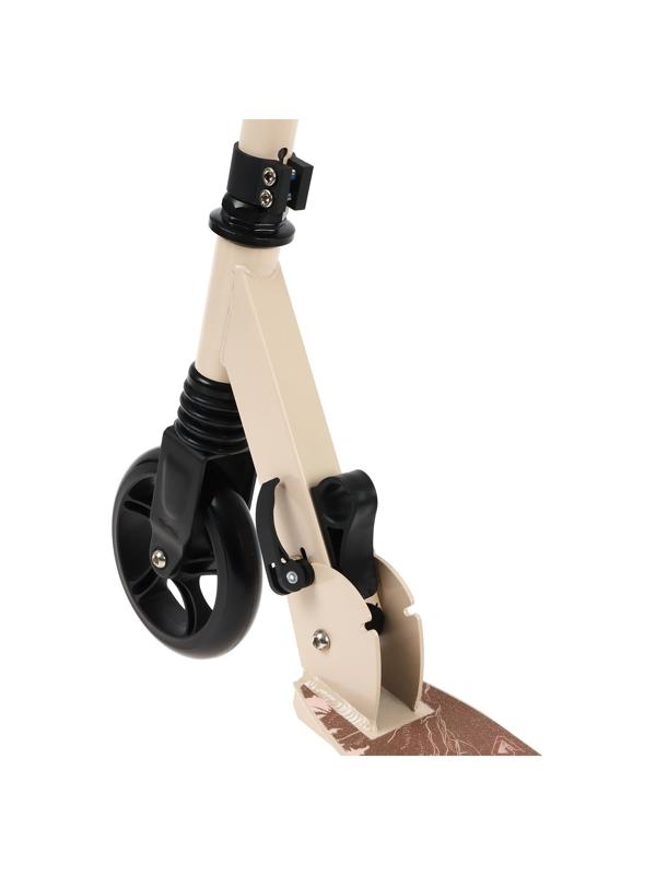 Самокат алюминиевый, складной, колеса PU 145 мм, ABEC 7, амортизатор передний