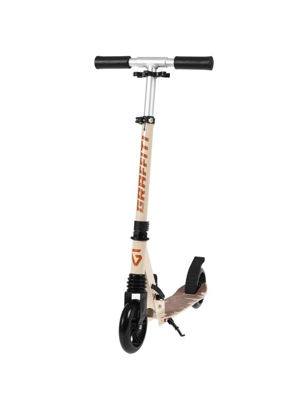 Самокат алюминиевый, складной, колеса PU 145 мм, ABEC 7, амортизатор передний