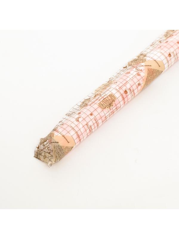 Бумага силиконизированная «Розы пудровые», для выпечки, 0,38 х 5 м