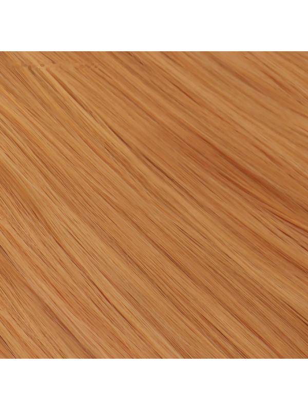 Термоволокно для точечного афронаращивания, 65 см, 100 гр, гладкий волос, цвет медный(#Т2735)