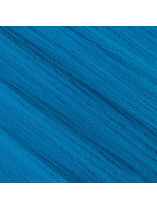 Термоволокно для точечного афронаращивания, 65 см, 100 гр, гладкий волос, цвет голубой(#Т4537)