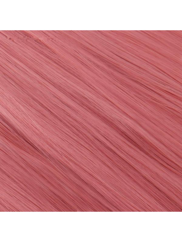 Термоволокно для точечного афронаращивания, 65 см, 100 гр, гладкий волос, цвет пудровый розовый(#Т2312В)