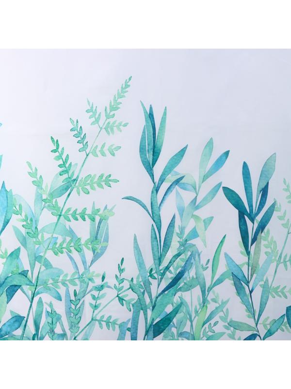 Штора для ванны Доляна «Акварель», 180×180 см, полиэстер, с люверсами