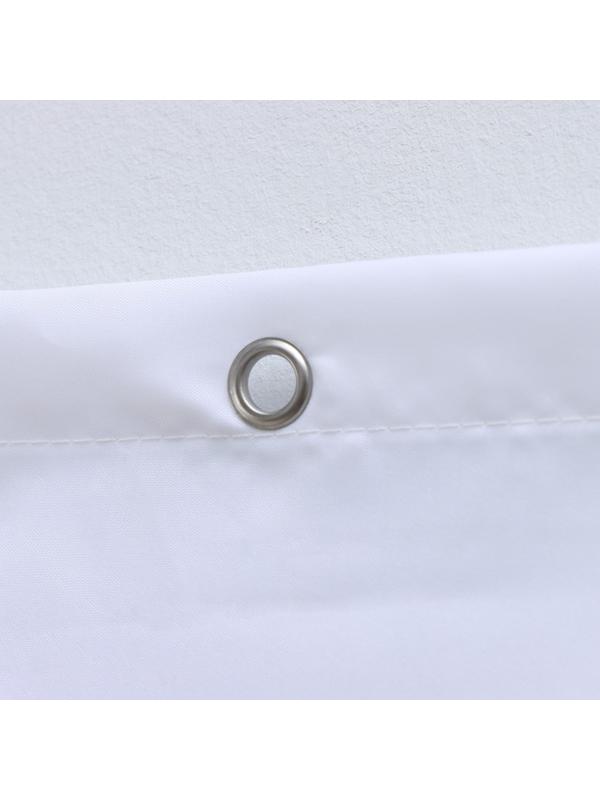 Штора для ванны Доляна «Акварель», 180×180 см, полиэстер, с люверсами