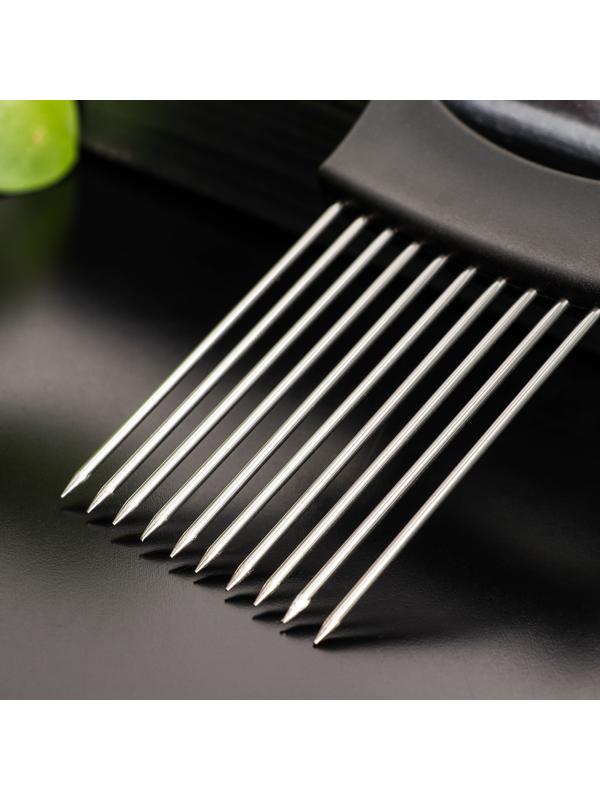 Приспособление для нарезки лука Magistro, нержавеющая сталь, цвет чёрный