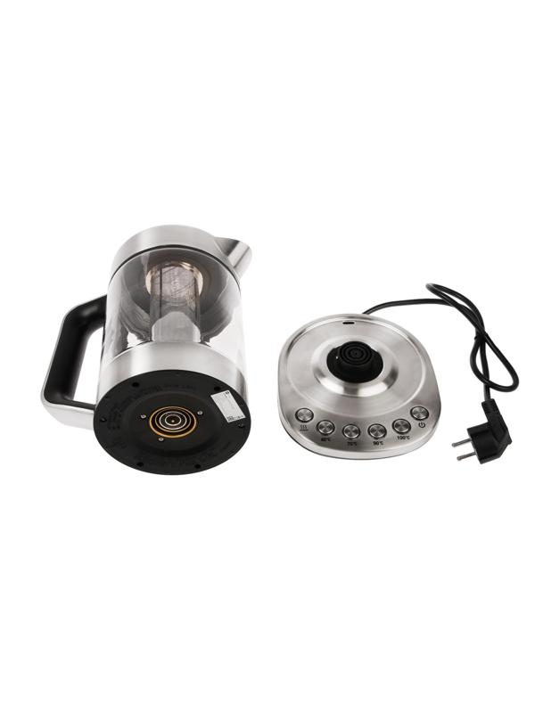 Чайник электрический Windigo LSK-1807, стекло, 1.7 л, 2200 Вт, регулировка t°