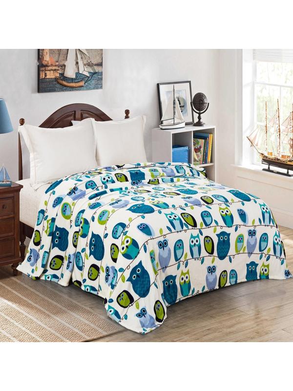 Плед 180х200см, корал-флис, 165г/м, пэ100%