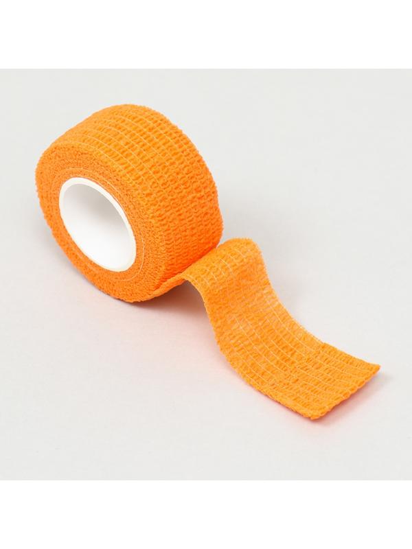 Бинт самофиксирующийся, 2,5 см х 4,5 м, оранжевый