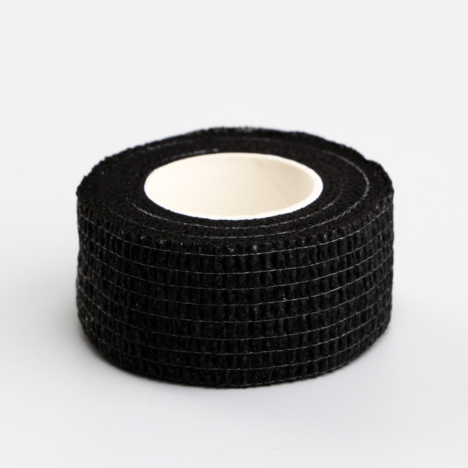 Бинт самофиксирующийся, 2,5 см х 4,5 м, чёрный