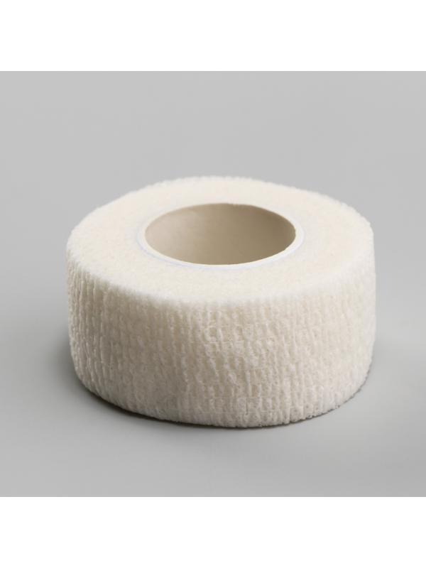 Бинт самофиксирующийся с горькой пропиткой, 2,5 см х 4,5 м, белый