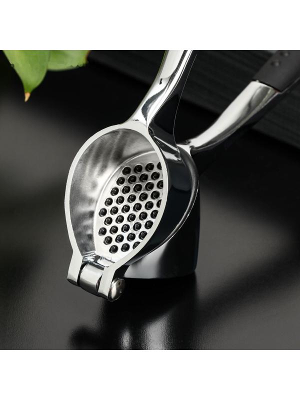 Пресс для чеснока Доляна Shapes, 17×4,7×3,2 см, рабочая часть 4×3 см, нержавеющая сталь