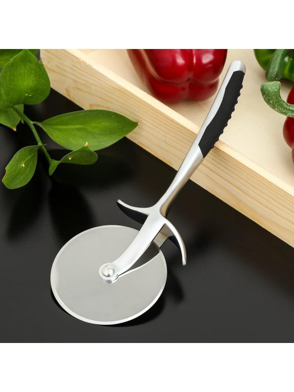 Нож для пиццы и теста Доляна Shapes, цвет серебряный