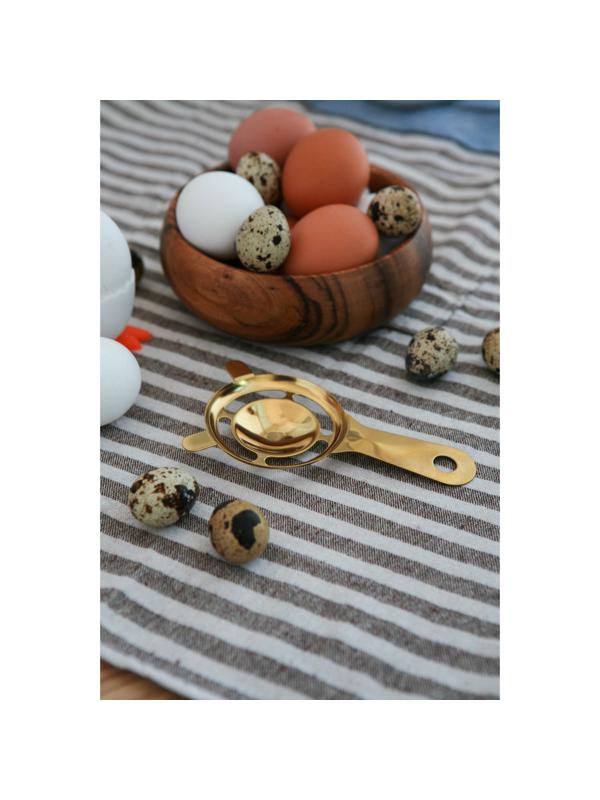 Сепаратор для яиц с ушками Goldie, цвет золотой
