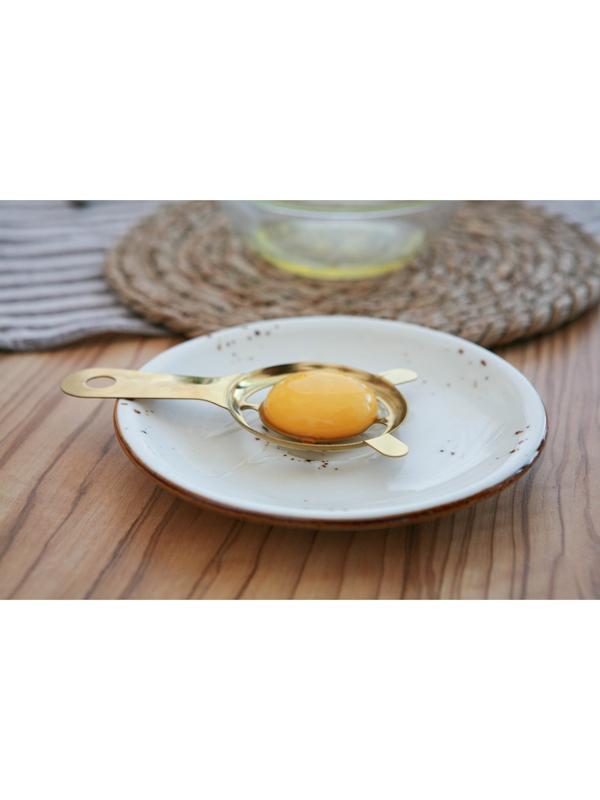 Сепаратор для яиц с ушками Goldie, цвет золотой