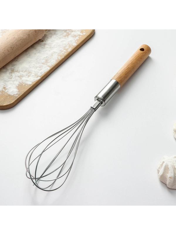 Венчик кулинарный Доляна «Валдай», 30×6 см, нержавеющая сталь