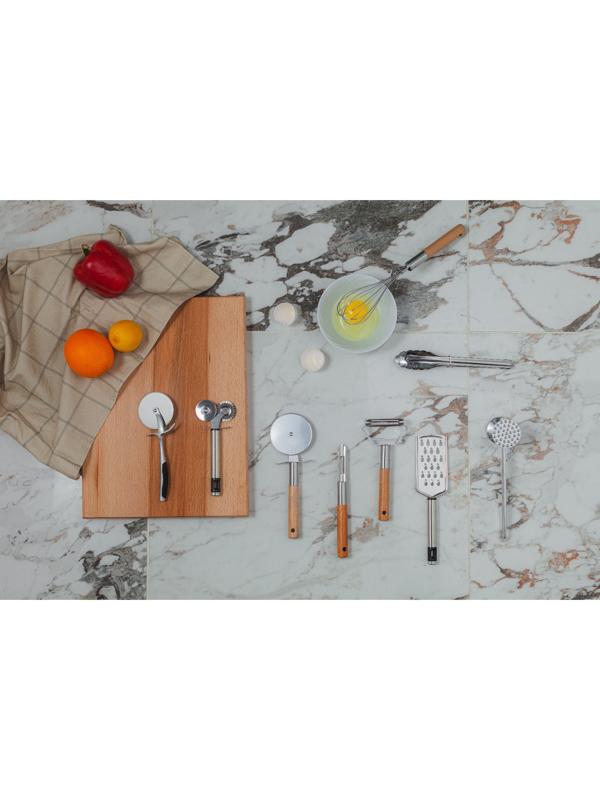 Овощечистка вертикальная Доляна «Валдай», нержавеющая сталь, цвет коричневый