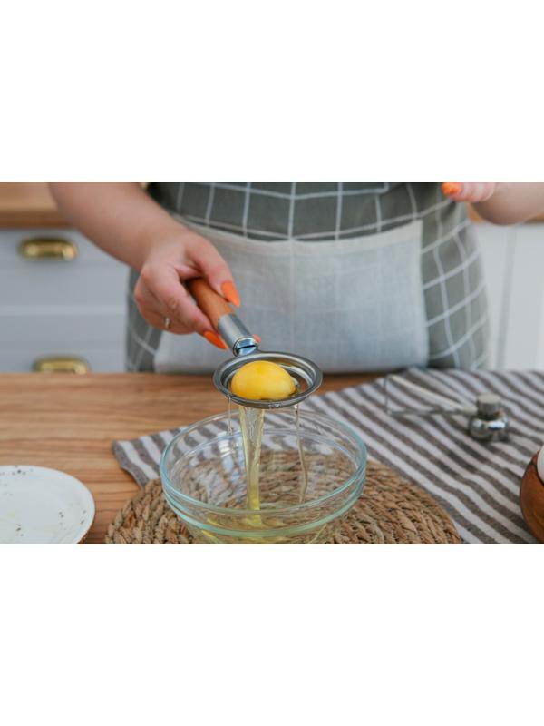 Сепаратор для яиц Доляна «Валдай», нержавеющая сталь, цвет хромированный