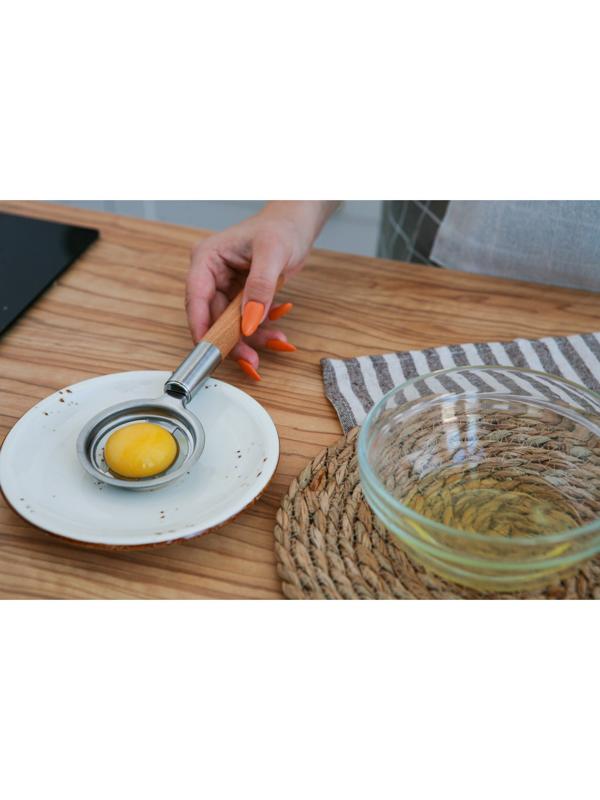 Сепаратор для яиц Доляна «Валдай», нержавеющая сталь, цвет хромированный