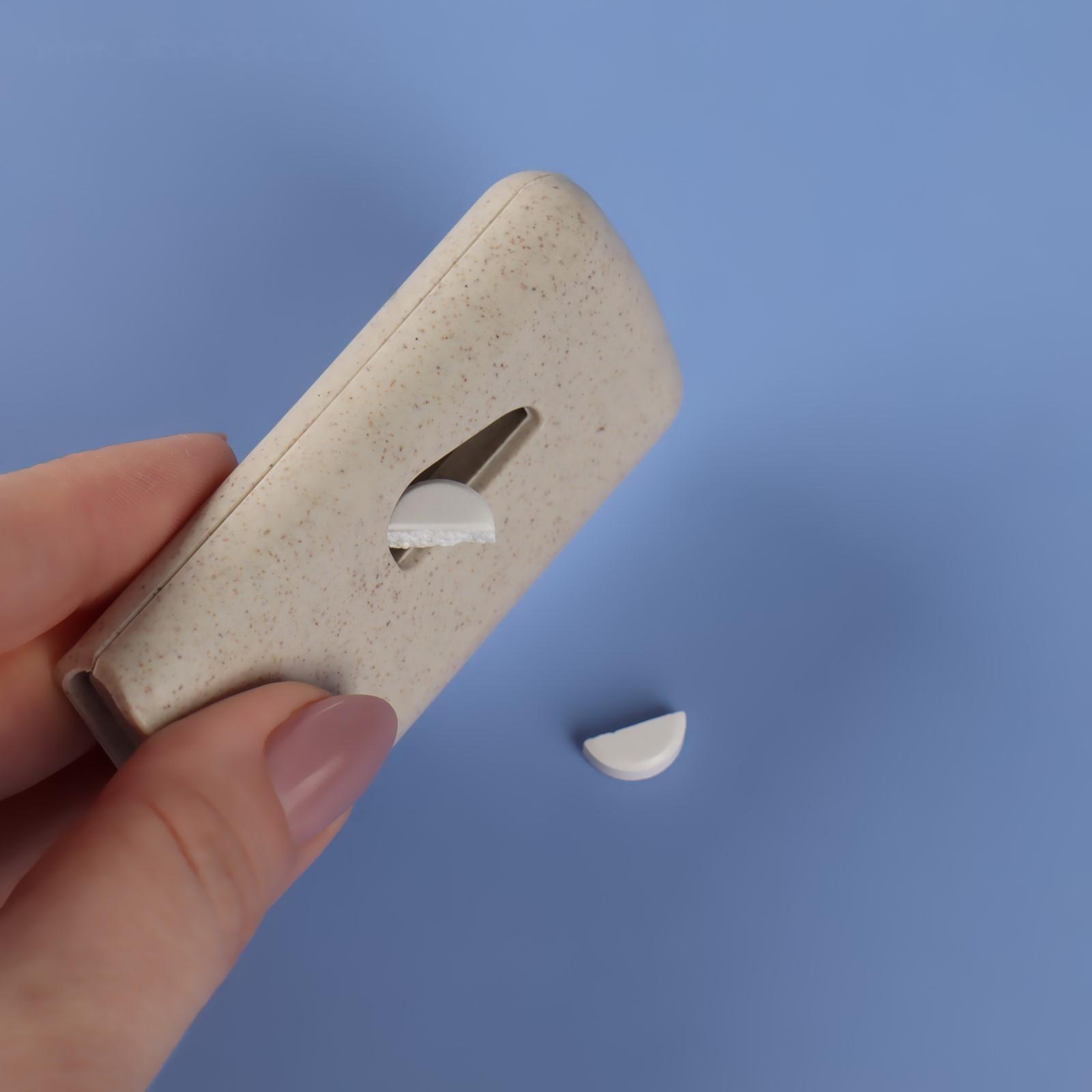 Таблетница с делителем, 1 секция, цвет МИКС