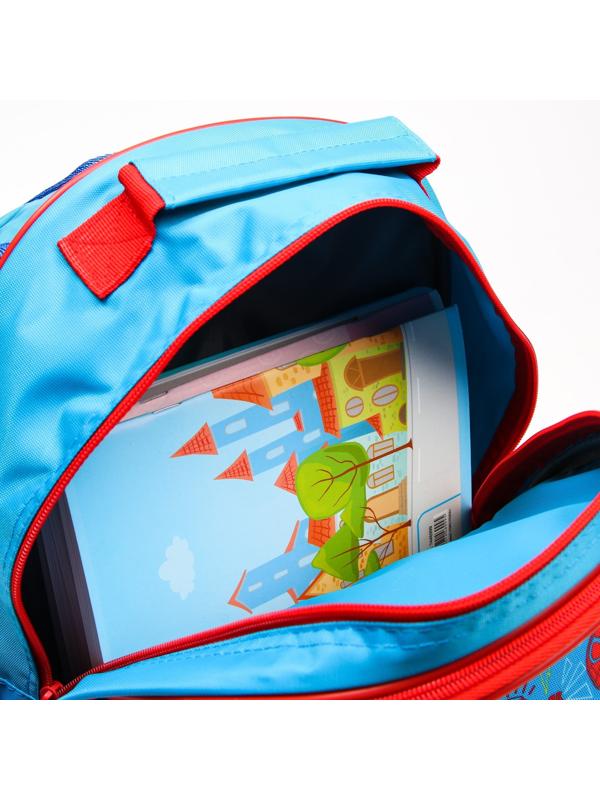 Рюкзак школьный с эргономической спинкой, 37х26х15 см, Человек-паук