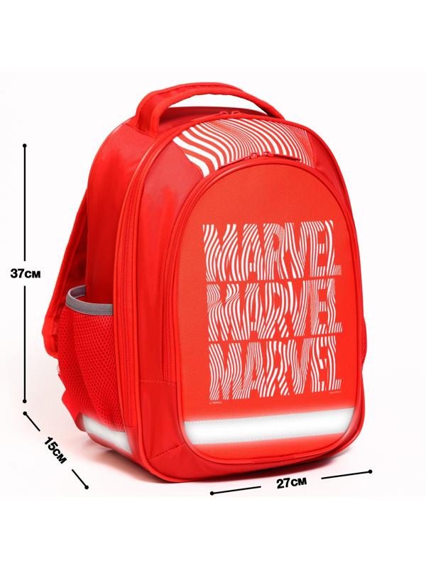 Рюкзак школьный с эргономической спинкой, 37х26х15 см, Мстители