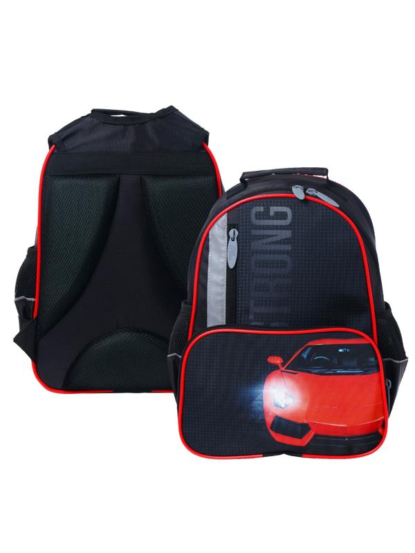 Рюкзак школьный, 37 х 26 х 13 см, эргономичная спинка, Calligrata ОРТ 